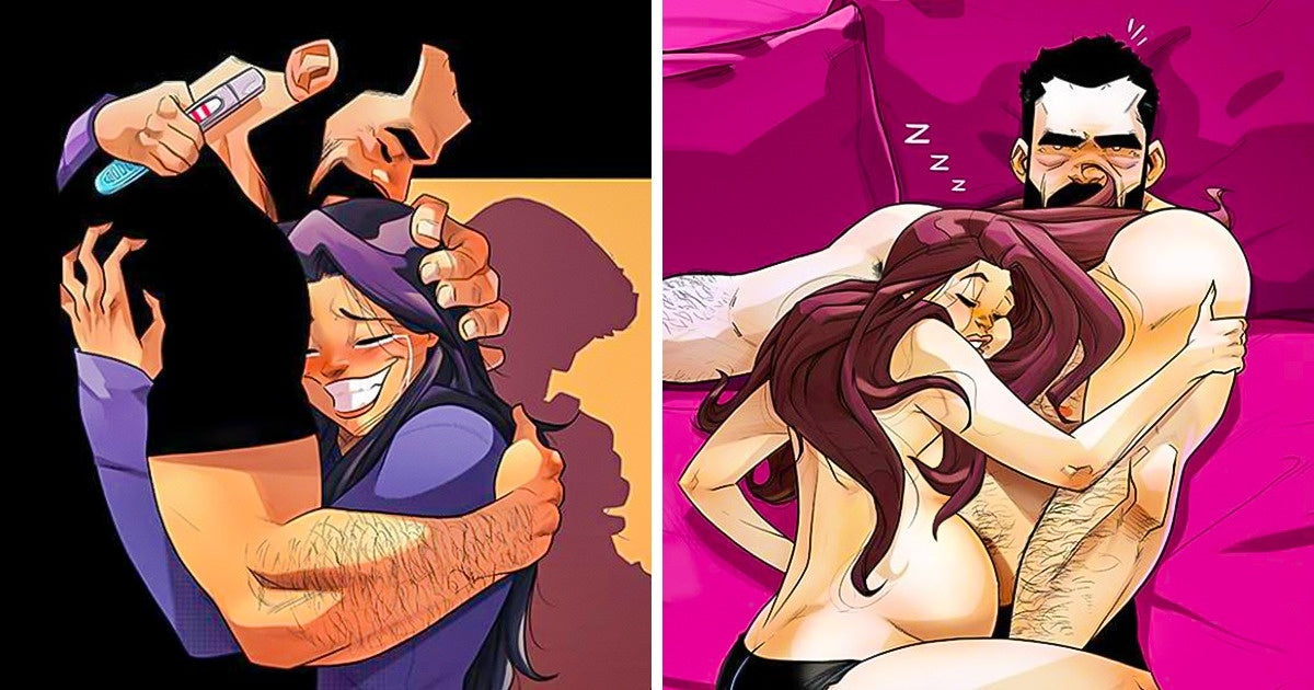 Inspiration Creativity Wonder Log in An Israeli Artist and His Wife Won the Hearts of Millions With Honest Comics About What It’s Like to Wait for a Baby